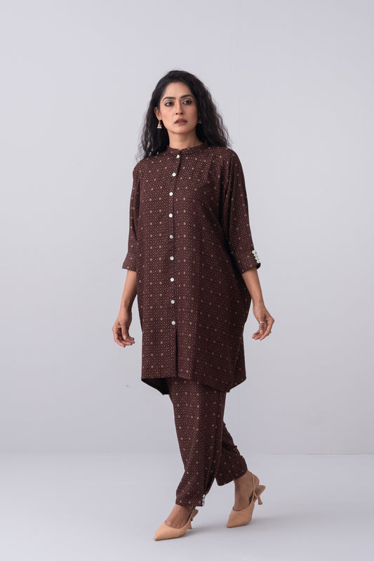 Relaxed Fit Semi-Formal Kaftan Ethnic Set