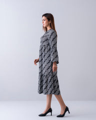Mystika Printed Long Dress