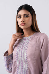 Smart Fit Embroidered Three-Piece Semi-Formal Ethnic Set