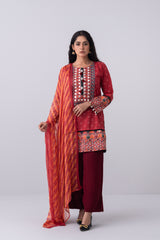 Ready-to-Wear Two-Piece Lawn with Chiffon Dupatta