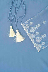 Smart Fit Embellished Viscose Two-Piece Ethnic Set