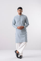 Slim Fit Wash Detail Cotton Panjabi