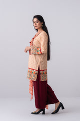 Ready-to-Wear Two-Piece Lawn with Chiffon Dupatta