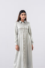 Jacquard Embroidered Long Dress