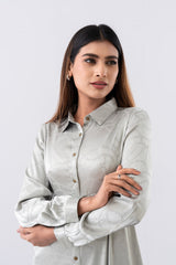 Jacquard Embroidered Long Dress