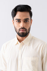 Regular Fit Striped Casual Shirt