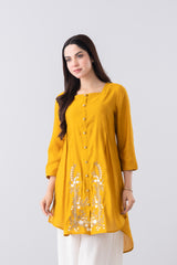 Relaxed Fit Embroidered Ethnic Kurti