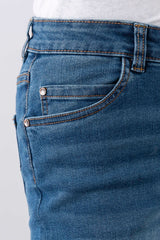 Embroidered Bell Bottom Denim