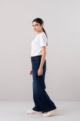 Wide Leg Indigo Denim