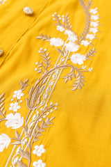 Relaxed Fit Embroidered Ethnic Kurti