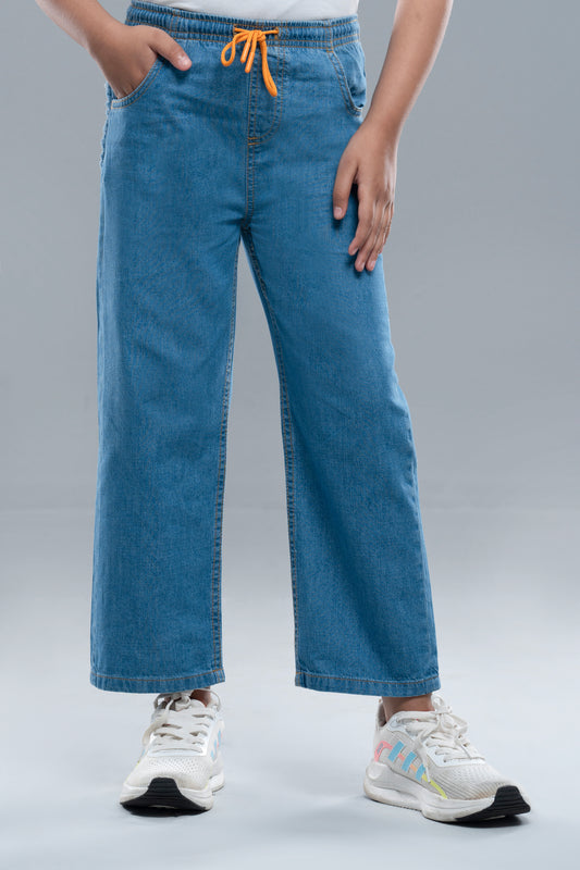 Girls' Denim Bottom (2-4 Years)