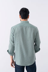 Regular Fit Checkered Casual Shirt