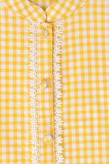 Smart Fit Checkered Ethnic Kurti