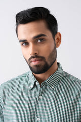 Regular Fit Checkered Casual Shirt