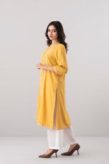 Smart Fit Embroidered Ethnic Kurta