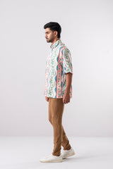 Baggy Fit Printed Casual Shirt
