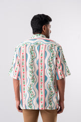 Baggy Fit Printed Casual Shirt