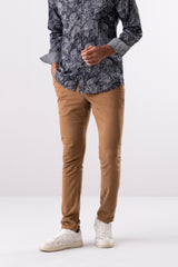 Skinny Fit Solid Chinos