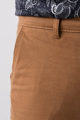 Skinny Fit Solid Chinos