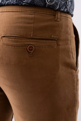 Skinny Fit Solid Chinos