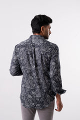 Slim Fit Printed Casual Shirt