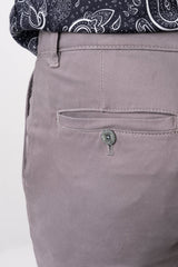 Skinny Fit Solid Chinos