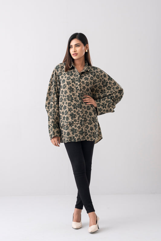 Regular Fit Printed Casual Shirt