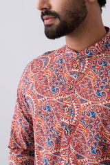 Regular Fit Printed Panjabi