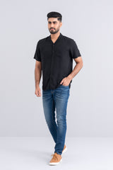 Regular Fit Solid Casual Shirt