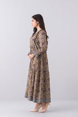 Digital Printed Long Dress - Mystika