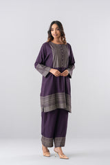 Relaxed Fit Printed Two-Piece Ethnic Set