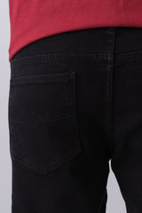 Carrot Fit Black Jeans