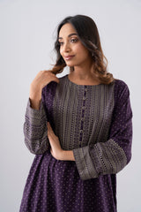 Relaxed Fit Printed Two-Piece Ethnic Set