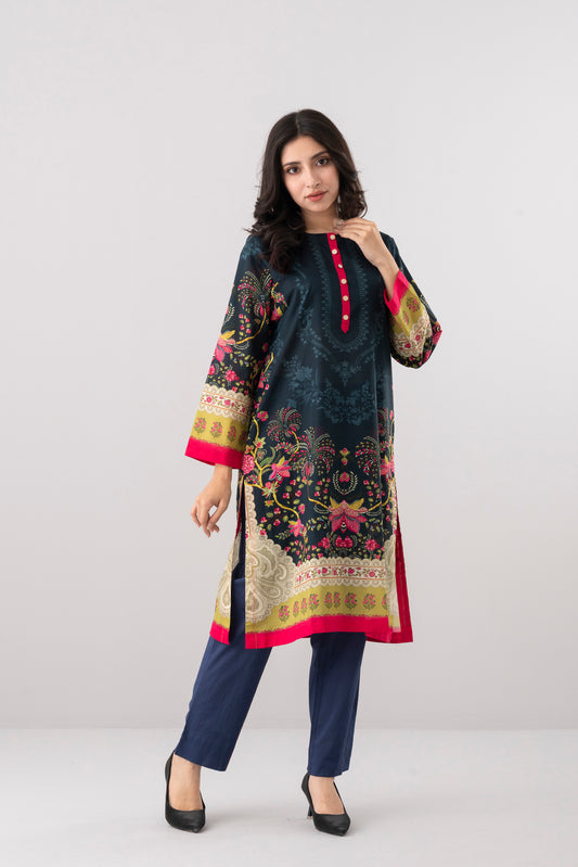 Relaxed Fit Digital Printed Lawn Kurta