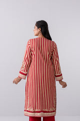 Metallic Printed Three Piece Lawn Suit