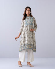 Smart Fit One-Piece Embroidered Ethnic Kurta