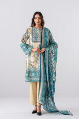 Relaxed Fit Three-Piece Formal Lawn