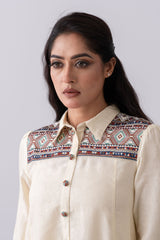 Ready-To-Wear Two-Piece Embroidered Semi Formal Set