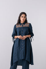 Ready-To-Wear Two-Piece Embroidered Semi Formal Set