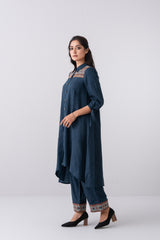 Ready-To-Wear Two-Piece Embroidered Semi Formal Set