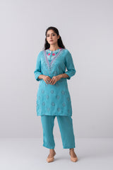 Smart Fit Embroidered Ethnic Kurta