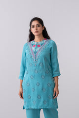 Smart Fit Embroidered Ethnic Kurta