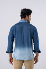 Regular Fit Denim Casual Shirt