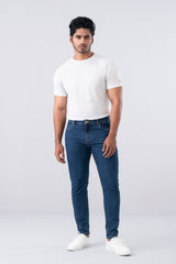 Carrot Fit Blue Jeans