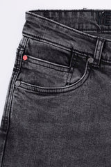 Tapered Fit Black Jeans