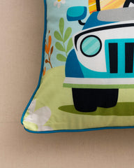 Cushion Cover - Blue Bunny