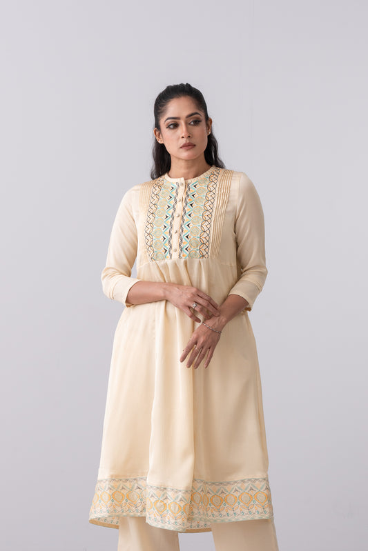Smart Fit Long-Length Ethnic Kurta