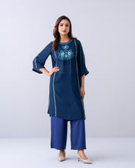 Smart Fit One-Piece Embroidered Ethnic Kurta