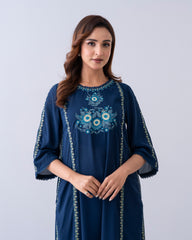 Smart Fit One-Piece Embroidered Ethnic Kurta