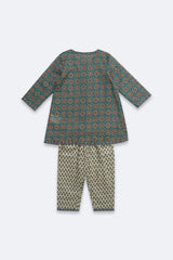 Newborn Girls' Ethnic Set (6-18 Months)